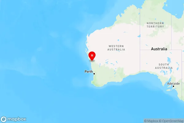 West Casuarinas,Western Australia Region Map