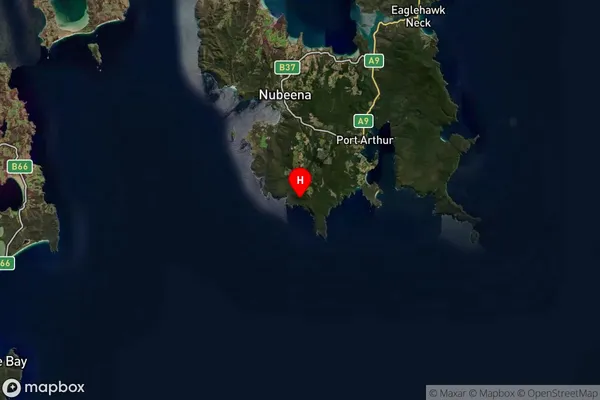 Cape Raoul,Tasmania Satellite Map