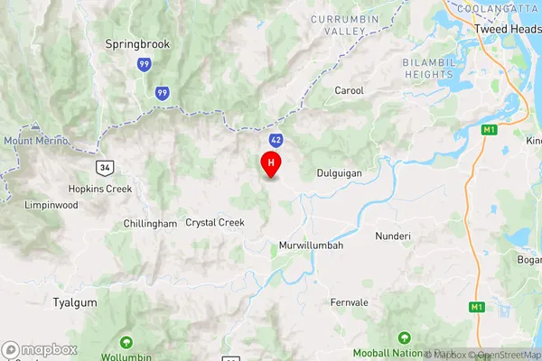 Dungay,New South Wales Area Map