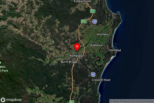 Kempsey,New South Wales Satellite Map