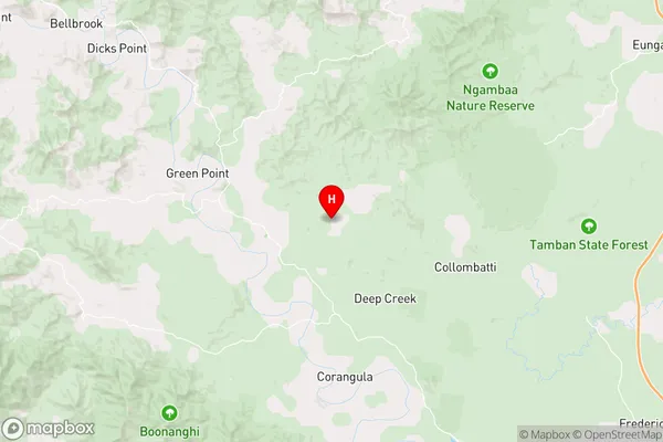 Mungay Creek,New South Wales Area Map