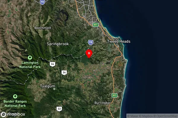 Urliup,New South Wales Satellite Map