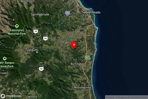 Wardrop Valley,New South Wales Satellite Map