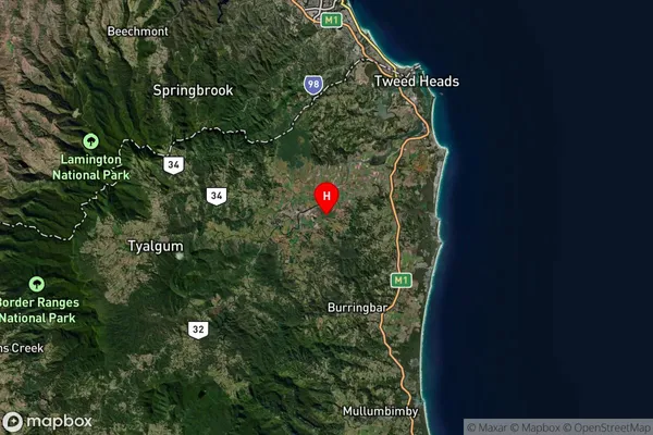 Kielvale,New South Wales Satellite Map