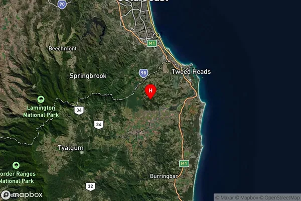 Upper Duroby,New South Wales Satellite Map