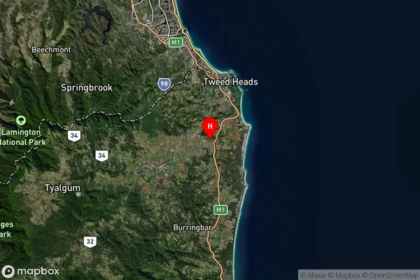 Stotts Creek,New South Wales Satellite Map