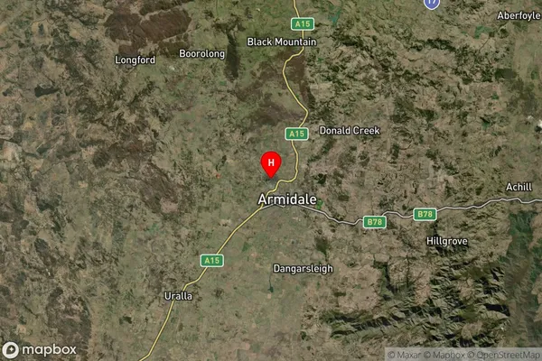 Armidale Dc,New South Wales Satellite Map