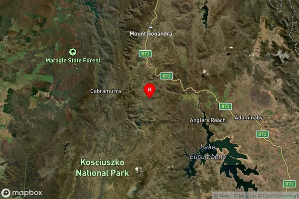 Broken Dam,New South Wales Satellite Map