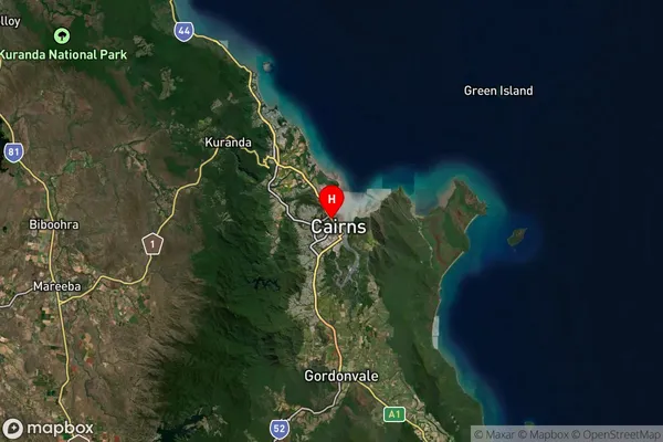 Cairns Mcleod Street,Queensland Satellite Map