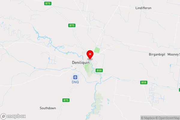 Deniliquin North,New South Wales Area Map