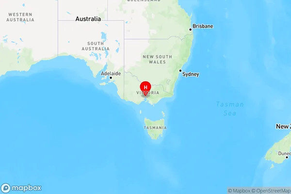 Niddrie North,Victoria Region Map