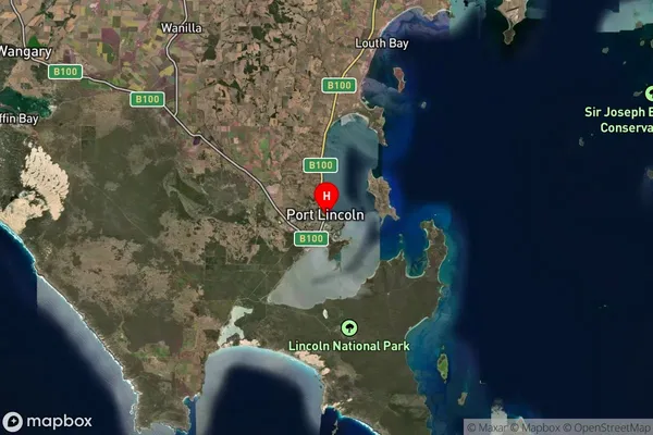 Port Lincoln South,South Australia Satellite Map