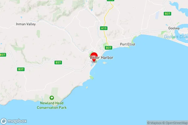 Victor Harbor Central,South Australia Area Map