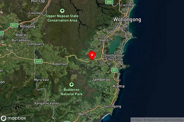 Tullimbar,New South Wales Satellite Map