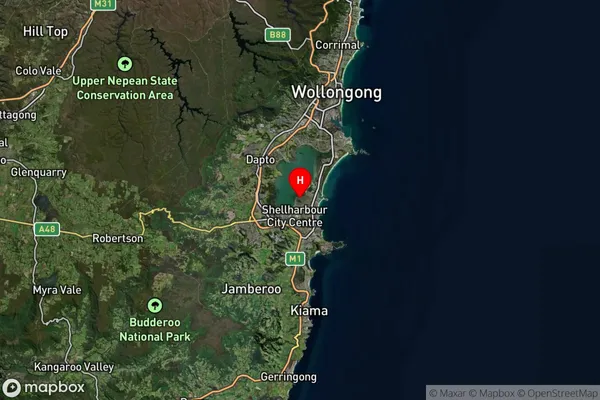 Mount Warrigal,New South Wales Satellite Map