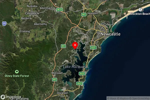 Blackalls Park,New South Wales Satellite Map