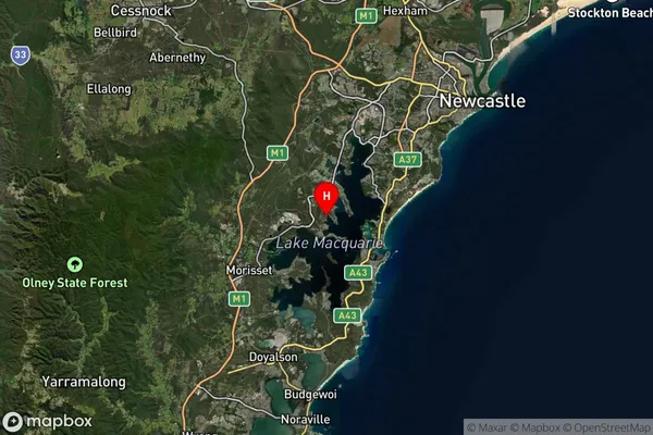 Buttaba,New South Wales Satellite Map