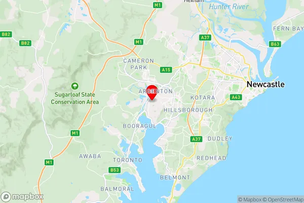 Boolaroo,New South Wales Area Map