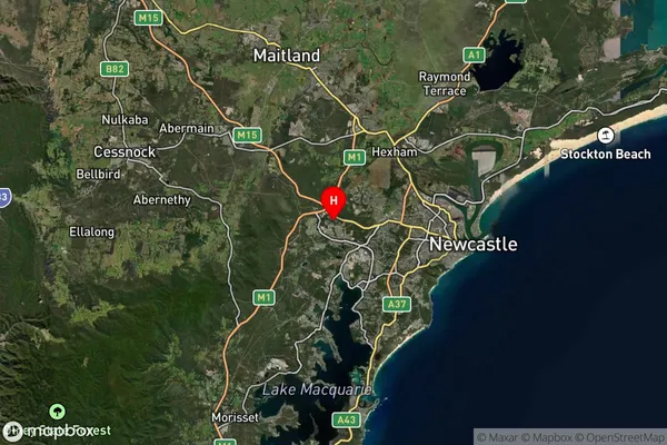 Cameron Park,New South Wales Satellite Map