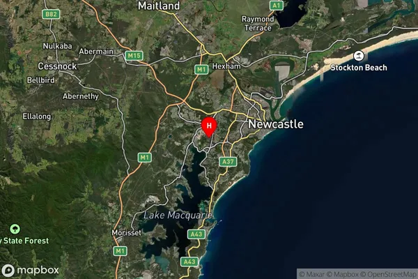 Macquarie Hills,New South Wales Satellite Map