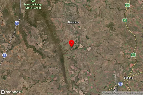 Anakie Siding,Queensland Satellite Map