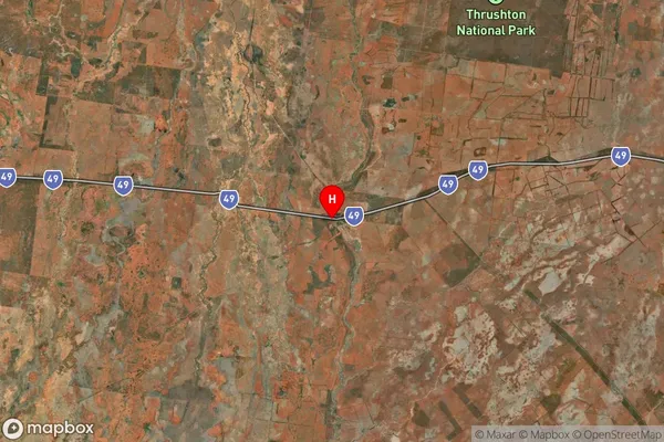 Bargunyah,Queensland Satellite Map