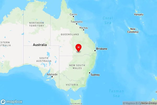 Bargunyah,Queensland Region Map