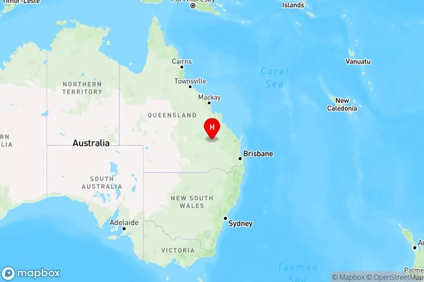 Baroondah,Queensland Region Map