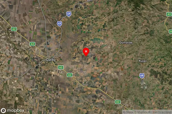 Beelbee,Queensland Satellite Map