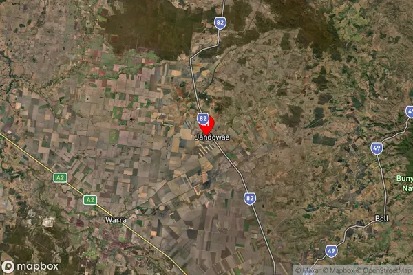 Burra Burri,Queensland Satellite Map