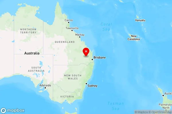 Burra Burri,Queensland Region Map