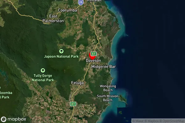 Gulngai,Queensland Satellite Map