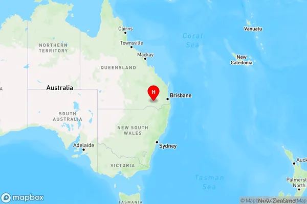 Halliford,Queensland Region Map