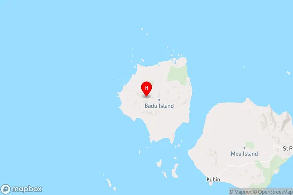 Iama Island,Queensland Area Map