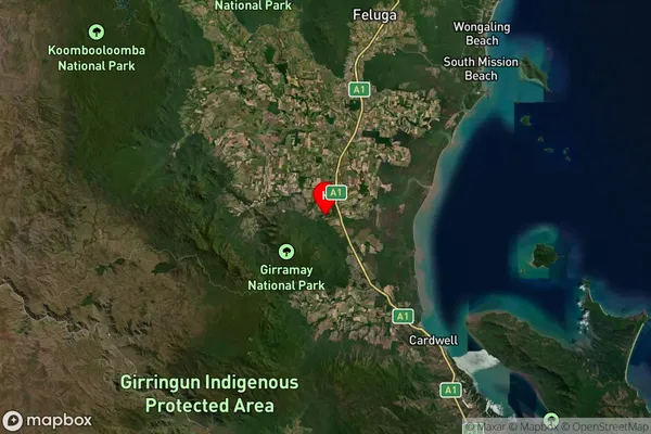 Jarra Creek,Queensland Satellite Map