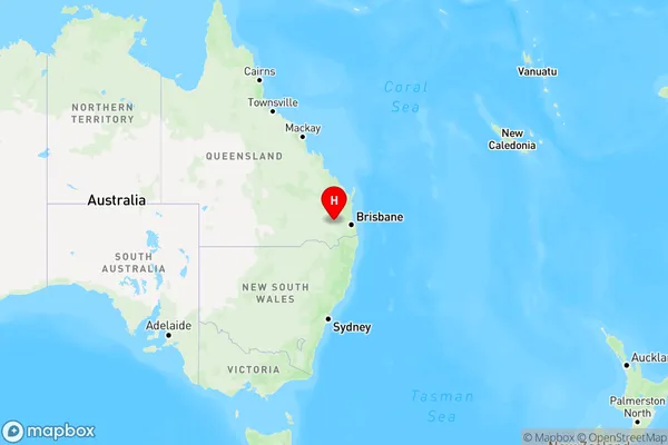 Kings Siding,Queensland Region Map