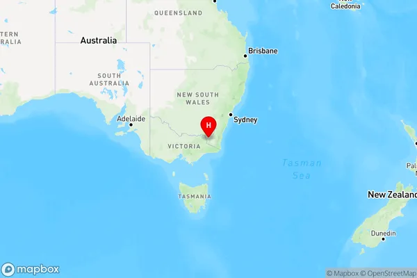 Munyang,New South Wales Region Map