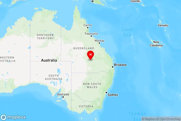 Nive,Queensland Region Map