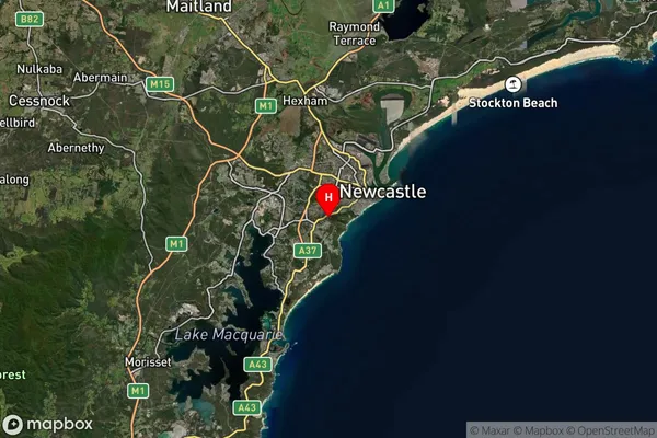 Highfields,New South Wales Satellite Map