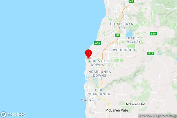 Osullivan Beach,South Australia Area Map