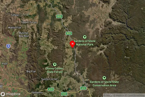 Oakey Park,New South Wales Satellite Map