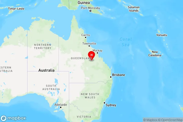 Peak Vale,Queensland Region Map