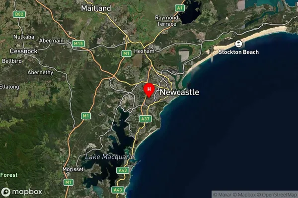 Kotara,New South Wales Satellite Map