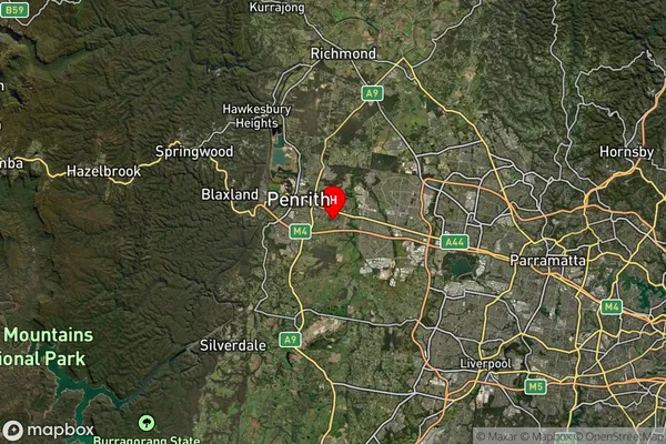 Shane Park,New South Wales Satellite Map