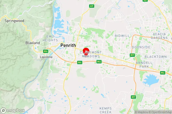 Shane Park,New South Wales Area Map