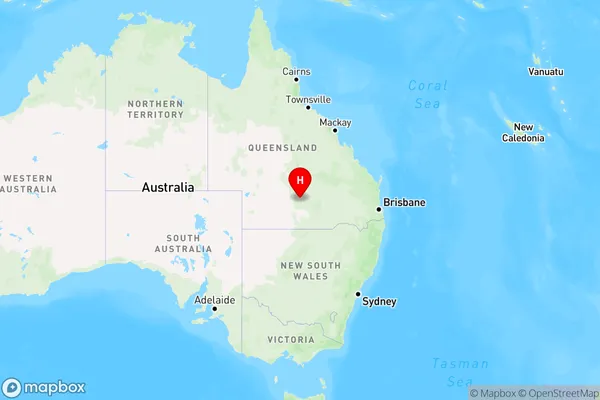 Sommariva,Queensland Region Map