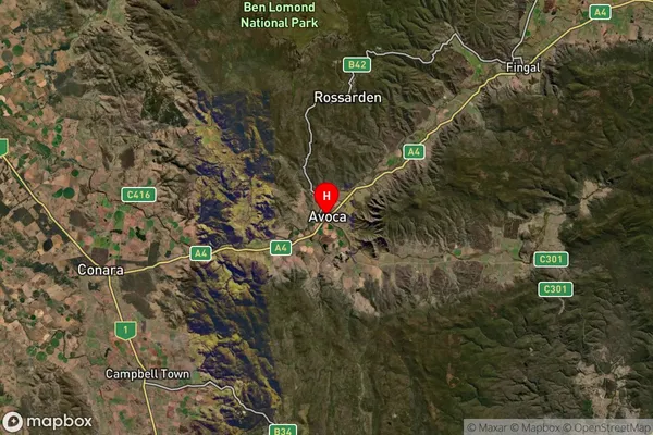 Storys Creek,Tasmania Satellite Map