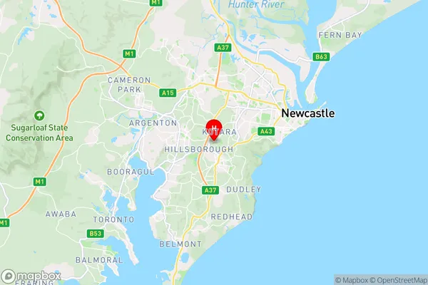 Kotara South,New South Wales Area Map