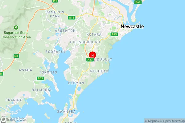 Bennetts Green,New South Wales Area Map