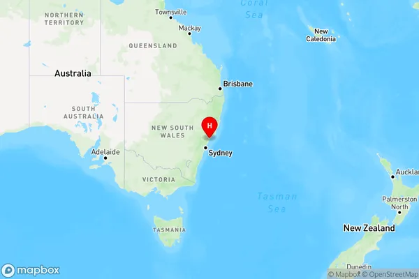 Bennetts Green,New South Wales Region Map